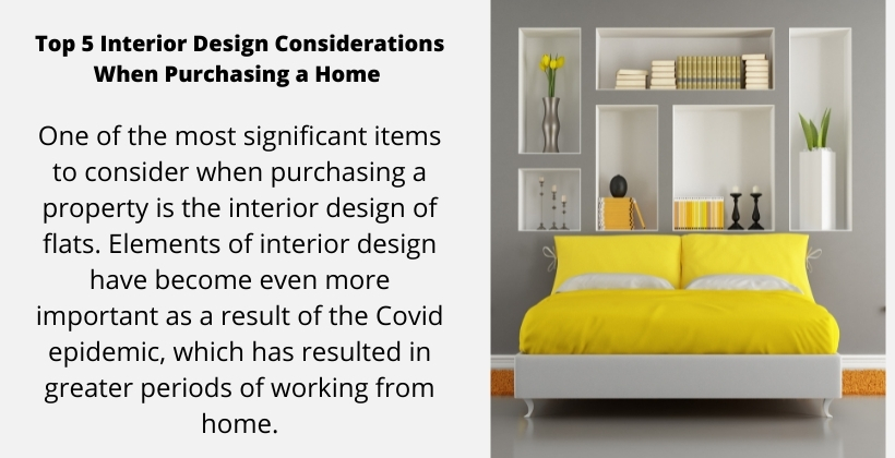 5 Interior Design Considerations When Purchasing a Home 