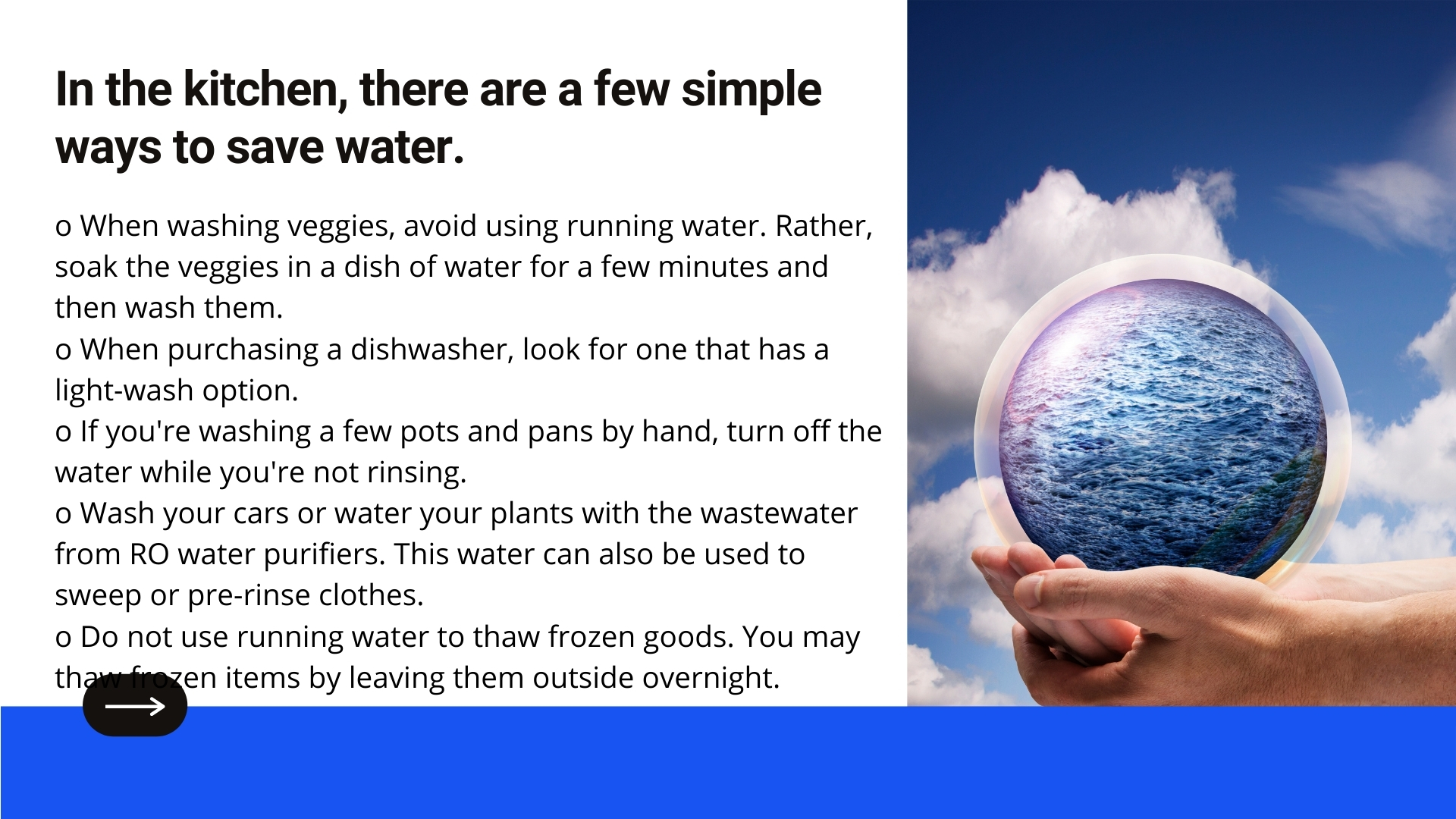 A guide to water conservation 