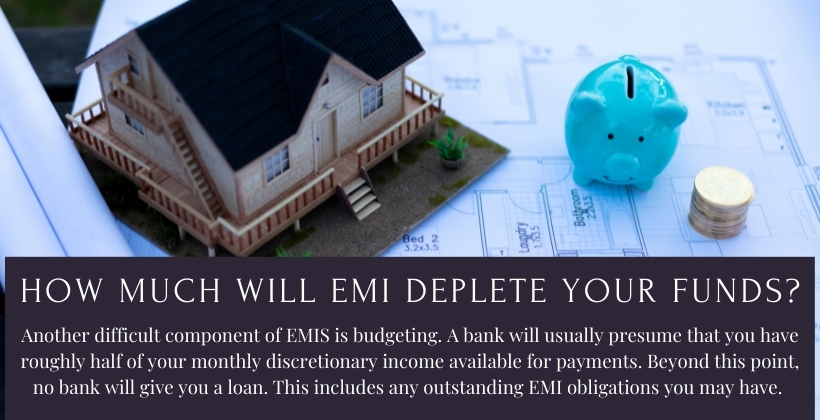 How much will EMI deplete your funds