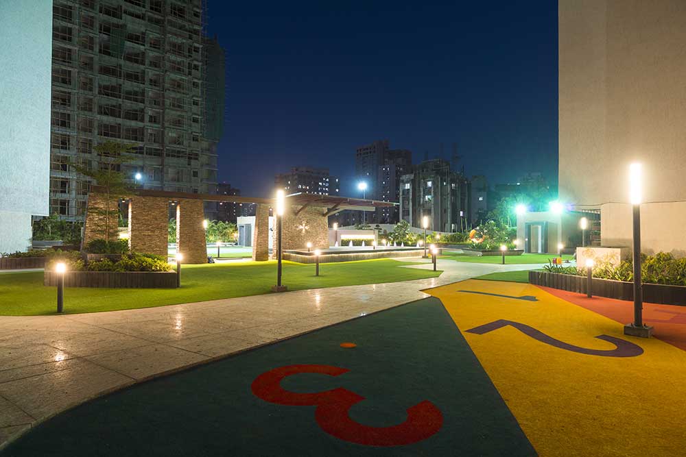 night view ekta tripolis in Goregaon