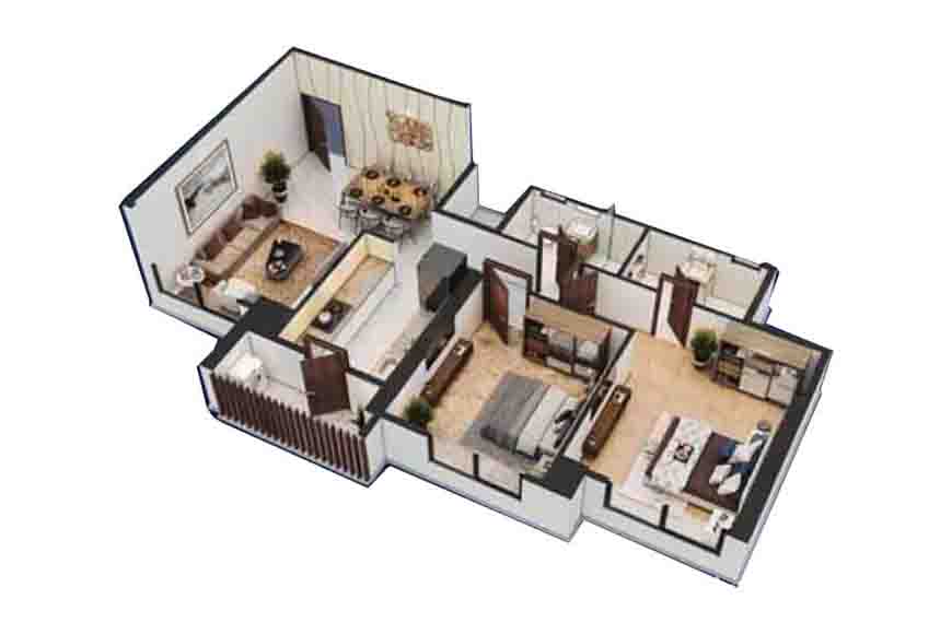 shree ajmera eden floor plan.
